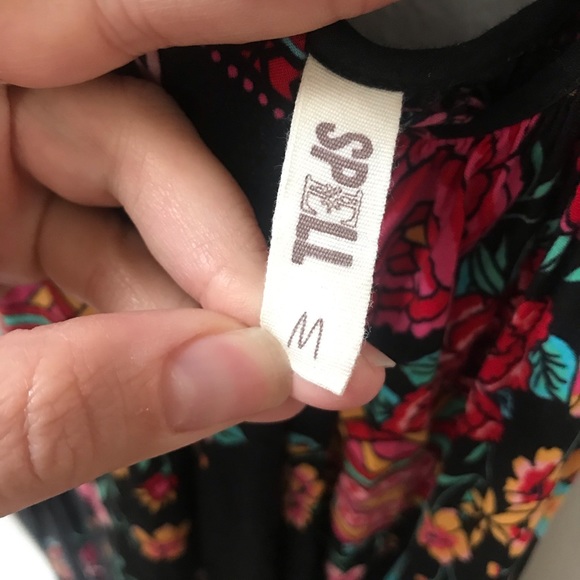 SOLD Spell Hotel Paradiso Strappy Dress in Jet - Picture 4 of 7